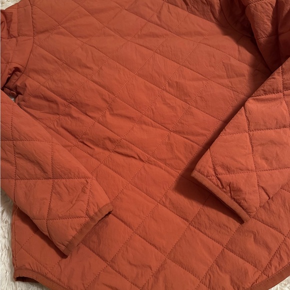 Kids Quilted Puffer Jacket - Rust - Picture 4 of 4